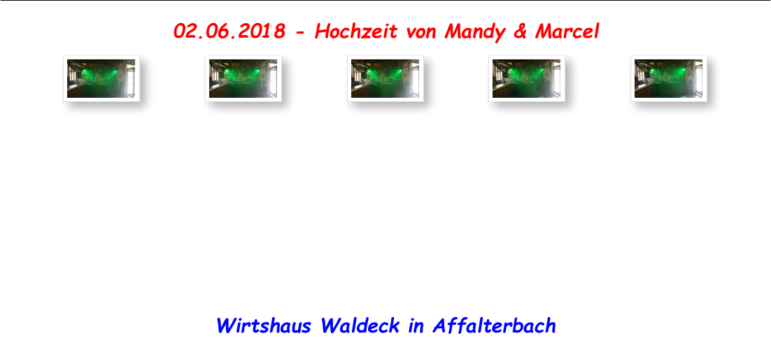 02.06.2018 - Hochzeit von Mandy & Marcel Wirtshaus Waldeck in Affalterbach